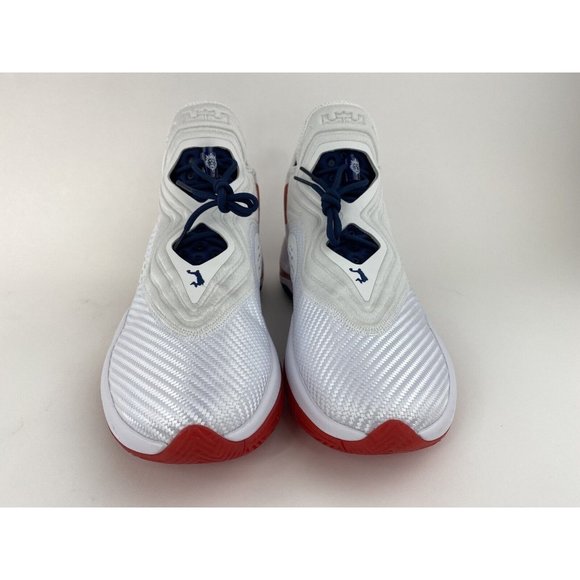 Nike LeBron Soldier 14 USA Red White Men's Basketball Sneakers Shoes - Picture 7 of 12